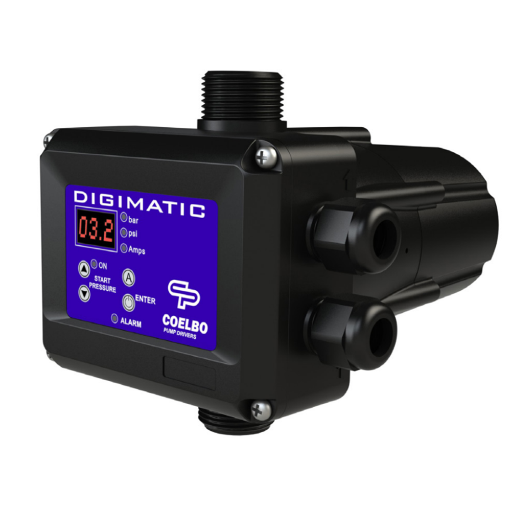 DIGIMATIC Presostato digital de 3 hp con protección amperométrica