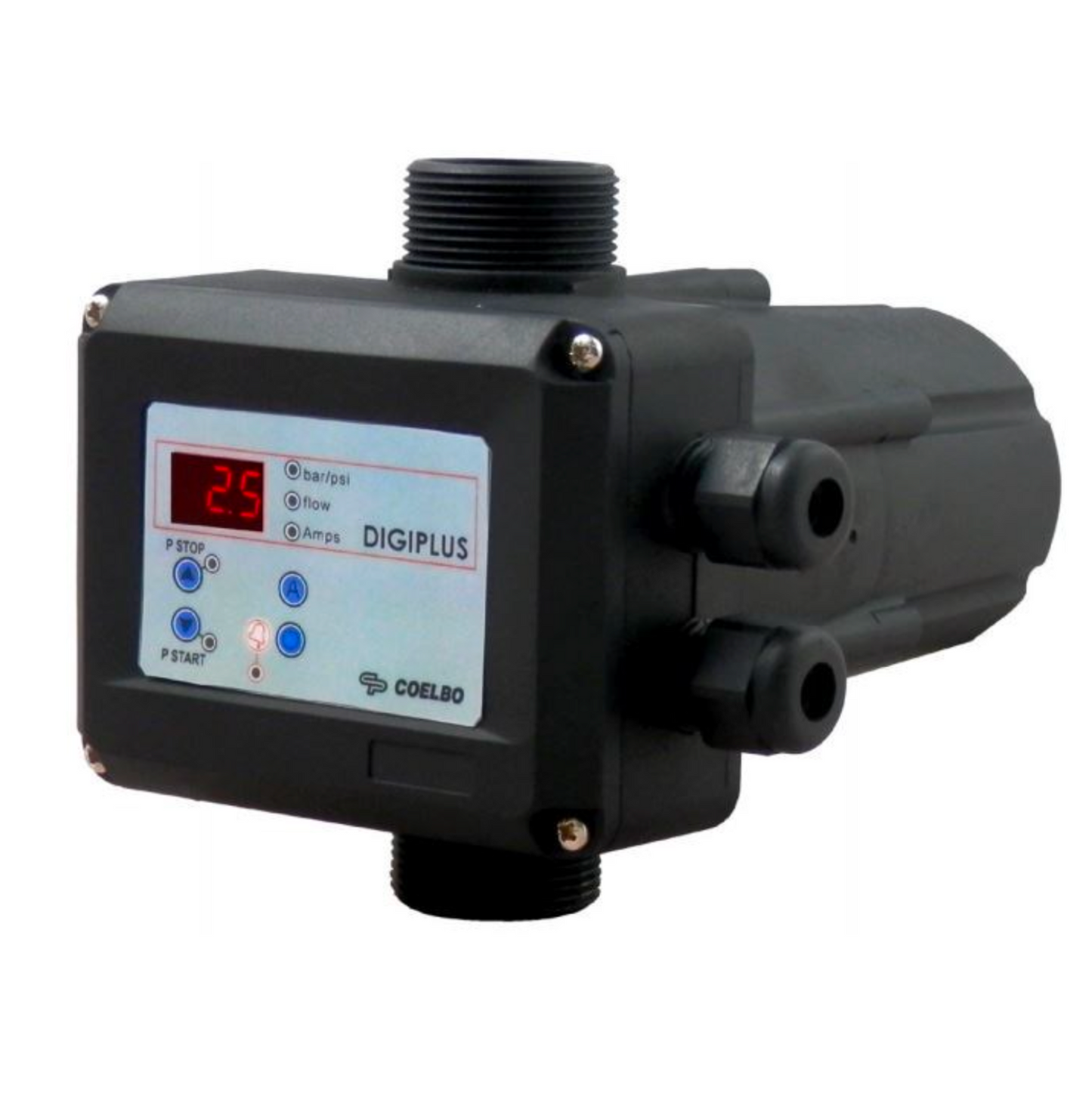 DIGIMATIC 3 hp digital pressure switch with amperometric protection